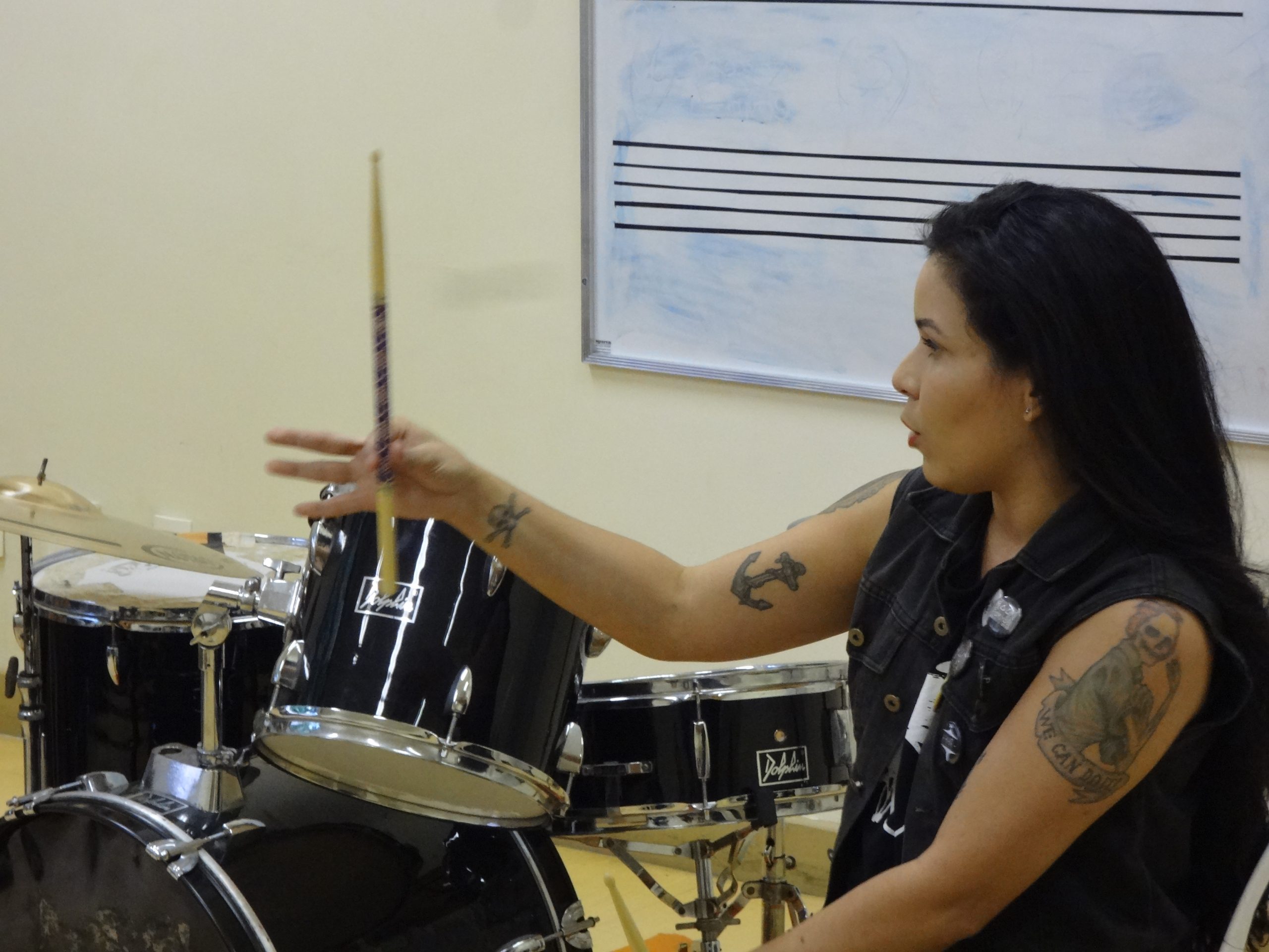 projeto Hi Hat Girls, de bateristas mulheres