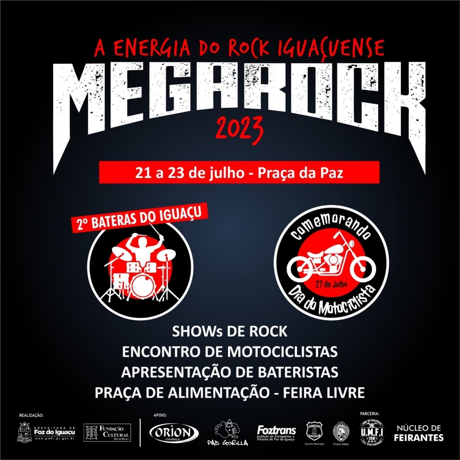 imagem informativa do evento mega rock