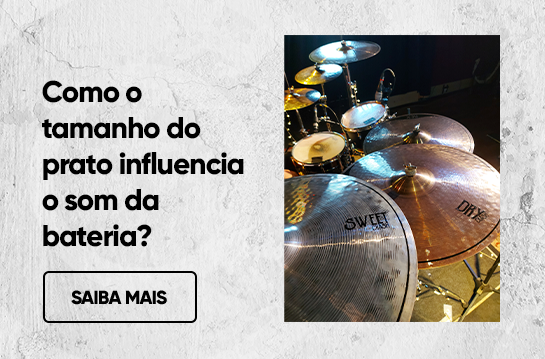 Você está visualizando atualmente Como o tamanho do prato influencia o som da bateria?